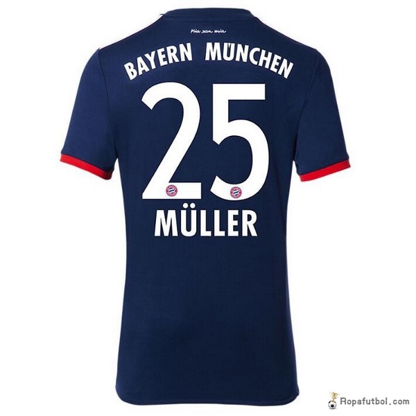 Camiseta Bayern de Múnich Replica Segunda Ropa Muller 2017/18